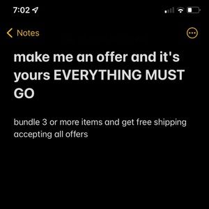 HUGE SALE EVERYTHING MUST GO